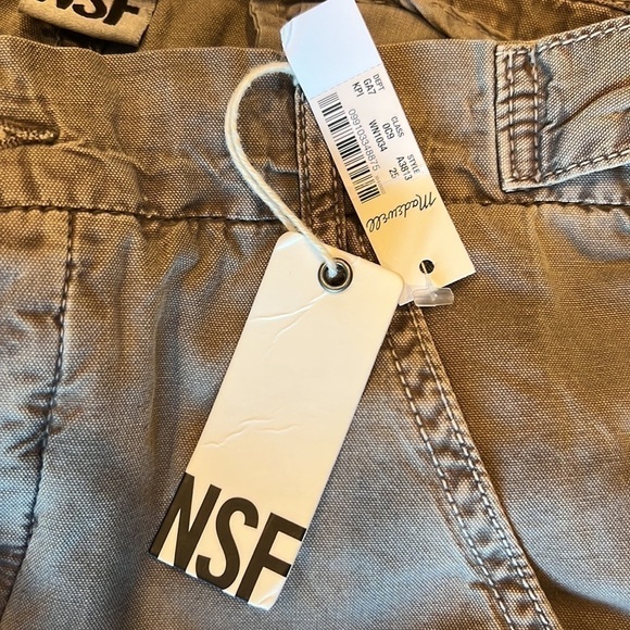 New NSF Madewell Natural Basquiat Pants Size 25 - Picture 6 of 11